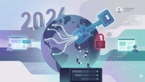 Современная иллюстрация к статье о действиях при истечении срока регистрации доменного имени сайта